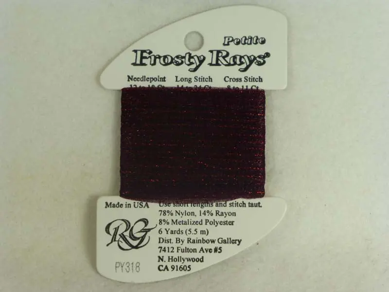 Petite Frosty Rays Py318 Midnight Red Gloss 1