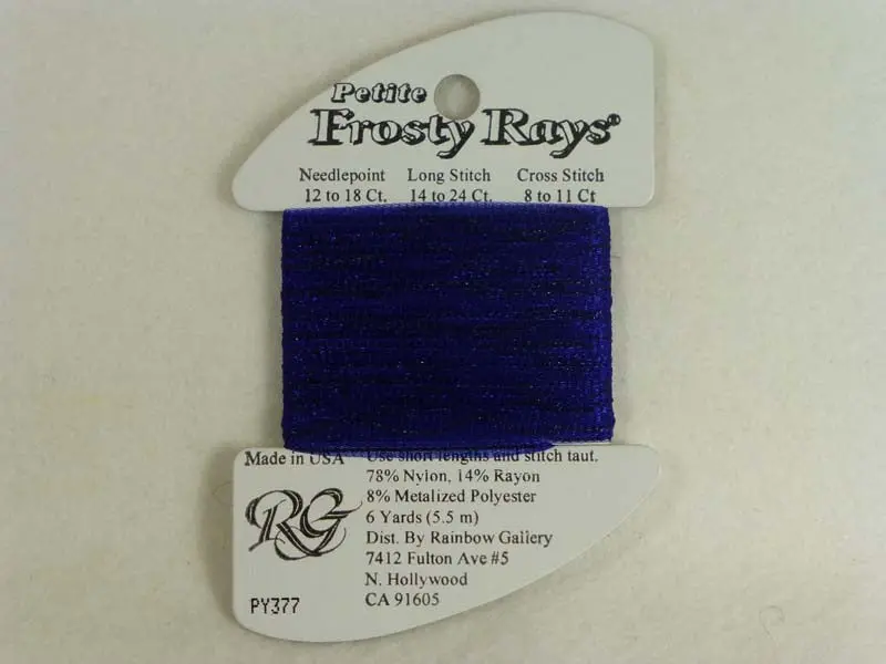 Petite Frosty Rays Py377 Dark Royal Blue Gloss 1