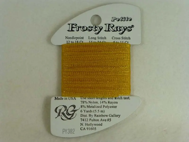 Petite Frosty Rays Py382 24 Karat Gold 1