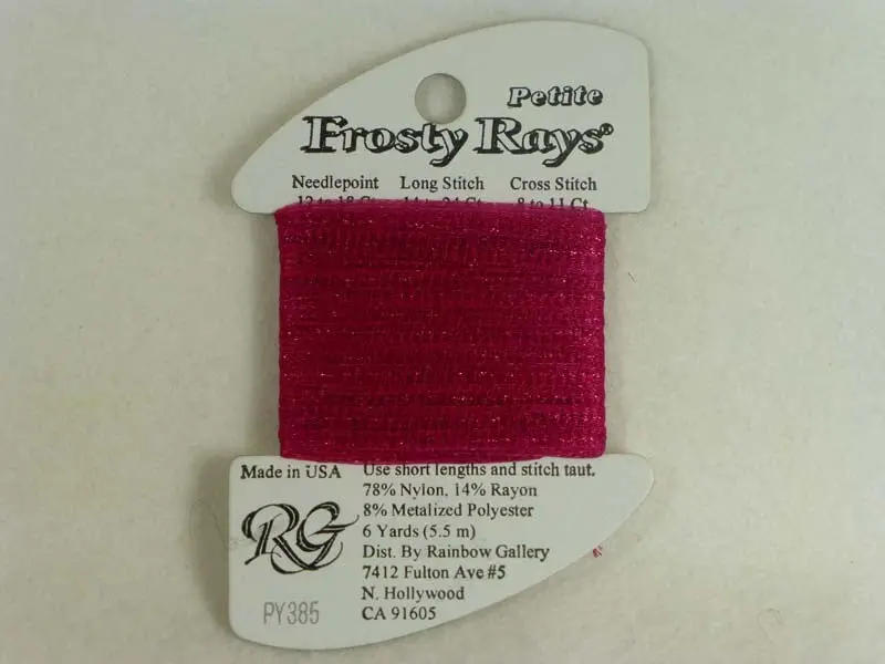 Petite Frosty Rays Py385 Raspberry 1