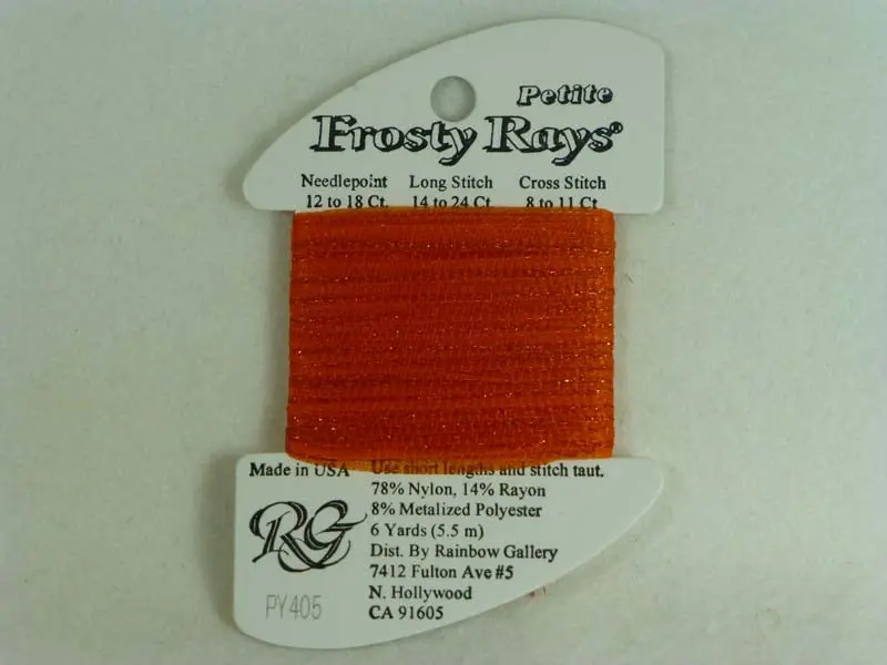 Petite Frosty Rays Py405 Autumn Orange 1