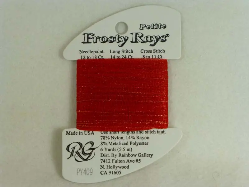 Petite Frosty Rays Py409 Scarlet 1