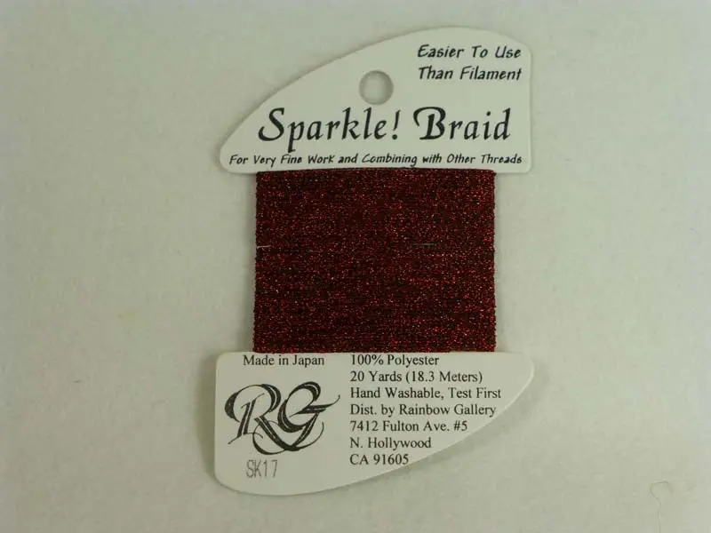 Sparkle! Braid Sk 17 Dark Red 1