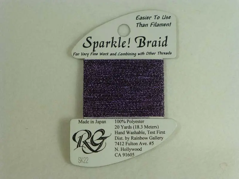 Sparkle! Braid Sk 22 Dark Purple 1