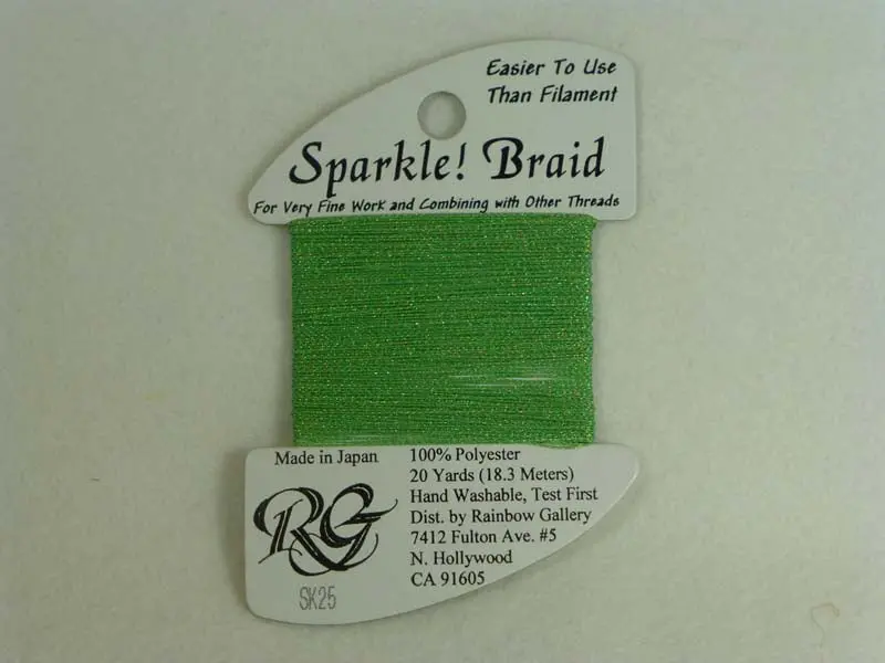 Sparkle! Braid Sk 25 Shimmer Green 1