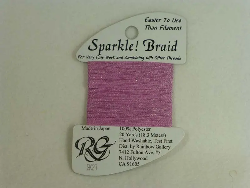 Sparkle! Braid Sk 27 Shimmer Pink 1