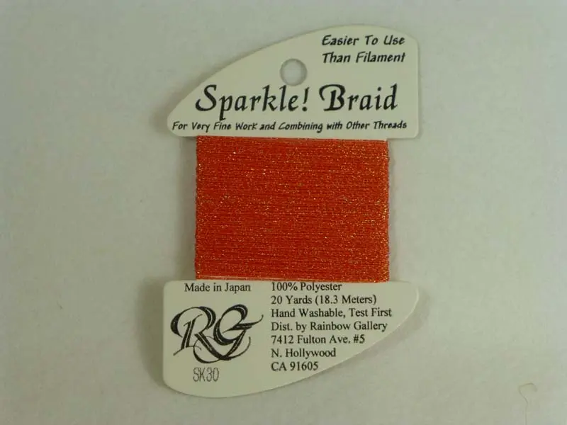 Sparkle! Braid Sk 30 Shimmer Poppy 1