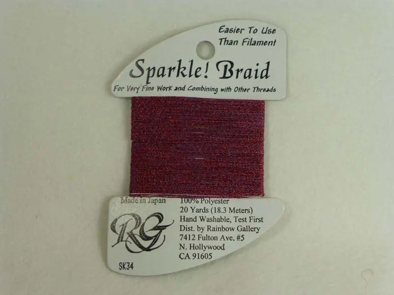 Sparkle! Braid Sk 34 Red Violet 1