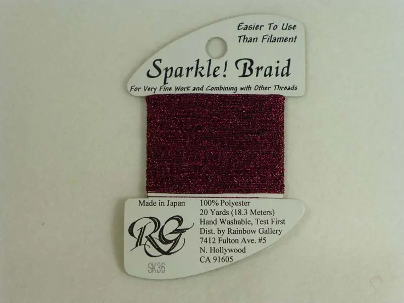 Sparkle! Braid Sk 36 Dark Fuchsia 1