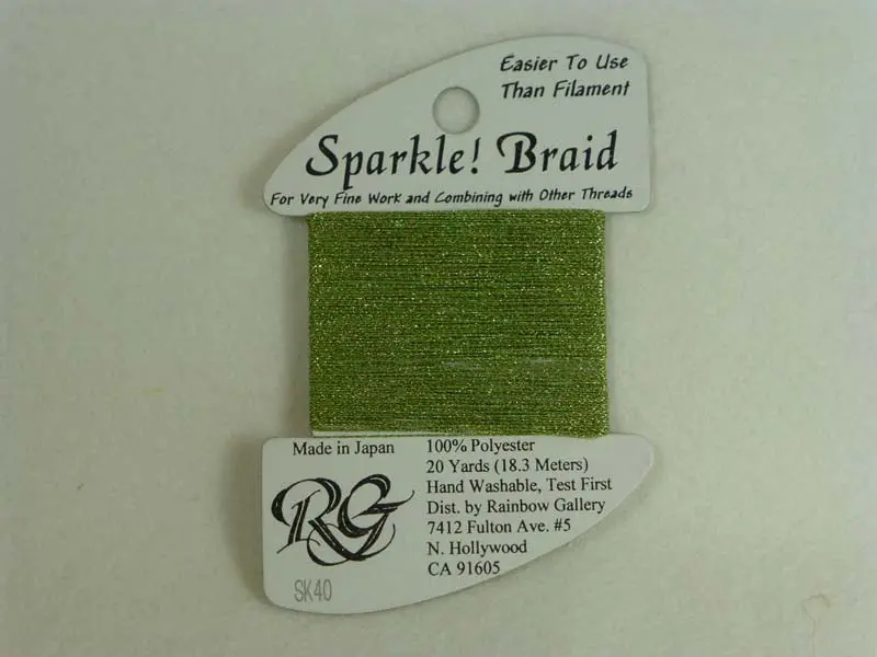 Sparkle! Braid Sk 40 Lite Golden Green 1