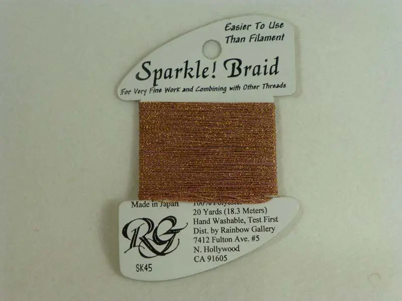 Sparkle! Braid Sk 45 Dark Golden Mauve 1