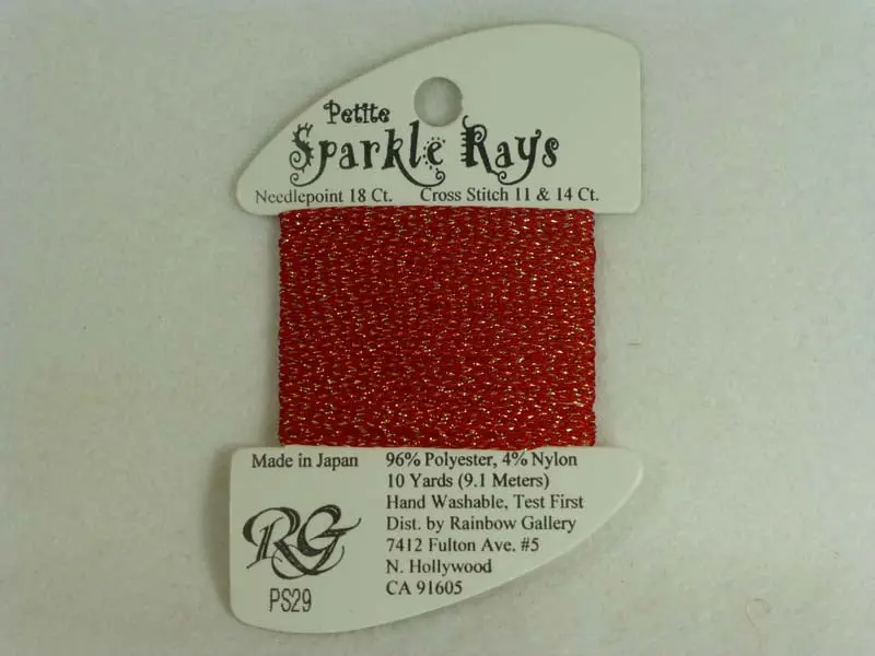 Petite Sparkle Rays Ps29 Christmas Red 1
