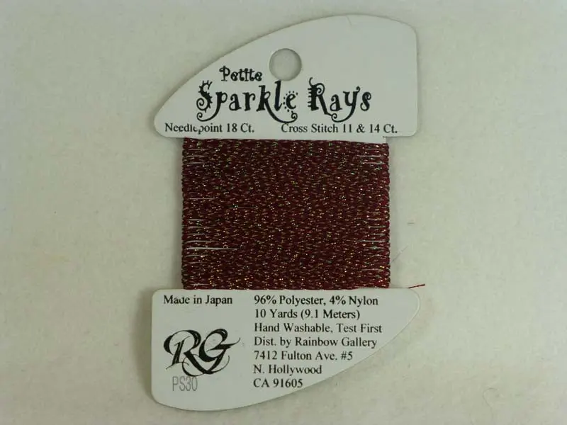 Petite Sparkle Rays Ps30 Burgundy 1