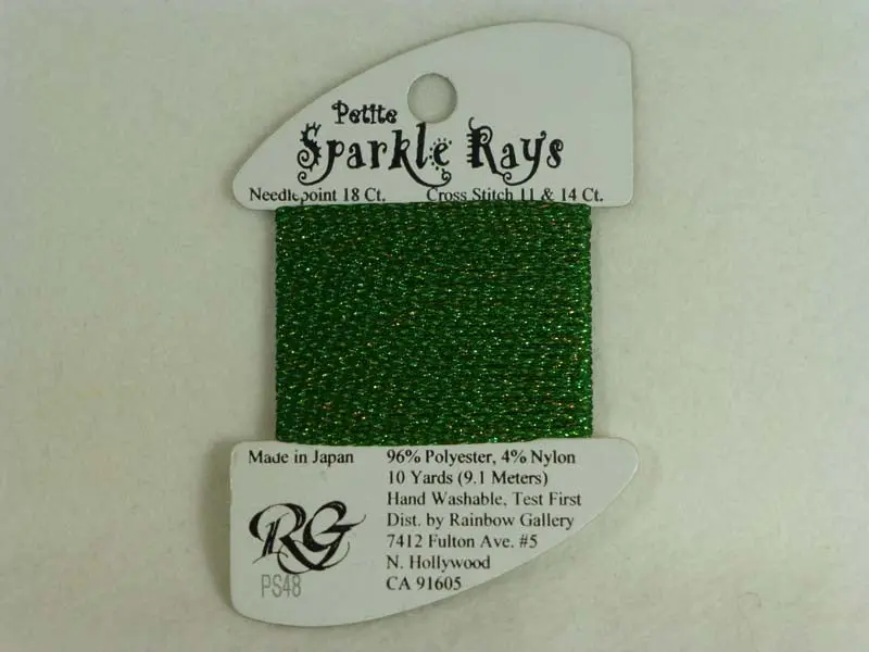 Petite Sparkle Rays Ps48 Dark Christmas Green 1