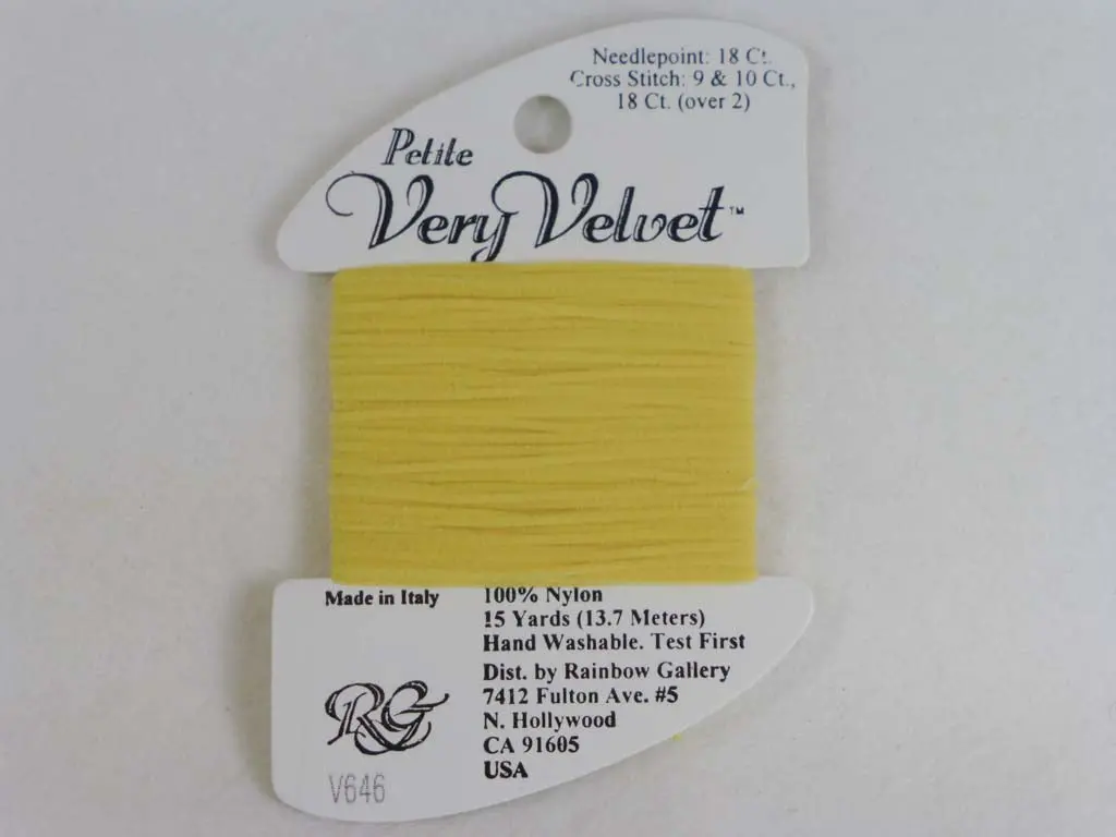 Petite Very Velvet V646 Medium Yellow 1