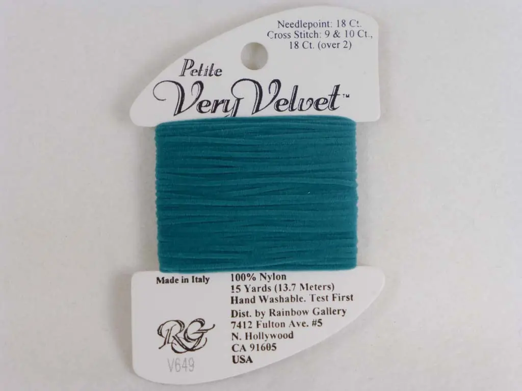 Petite Very Velvet V649 Teal 1