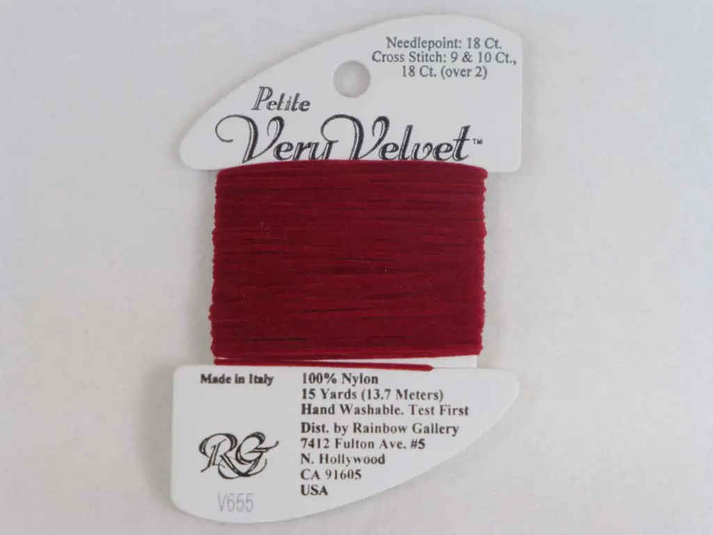 Petite Very Velvet V655 Dark Red 1