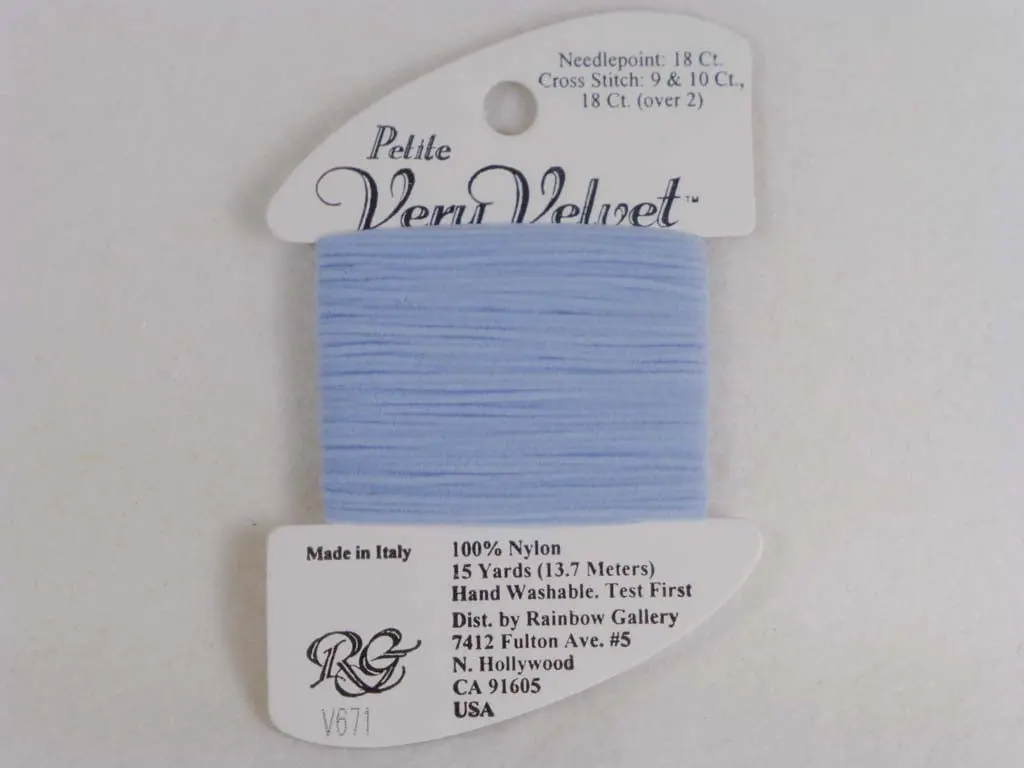 Petite Very Velvet V671 Powder Blue 1