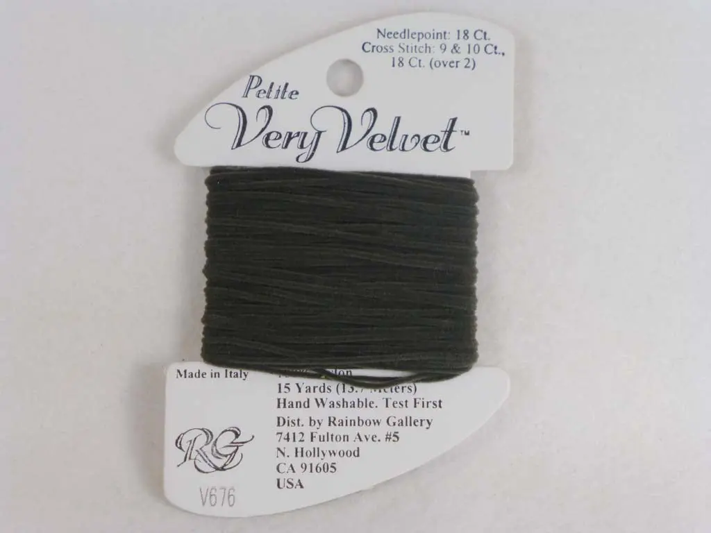 Petite Very Velvet V676 Charcoal 1
