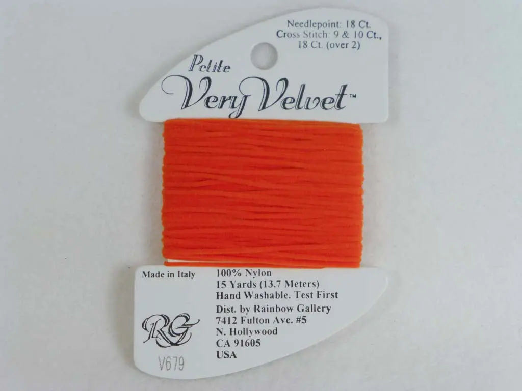 Petite Very Velvet V679 Brite Orange 1