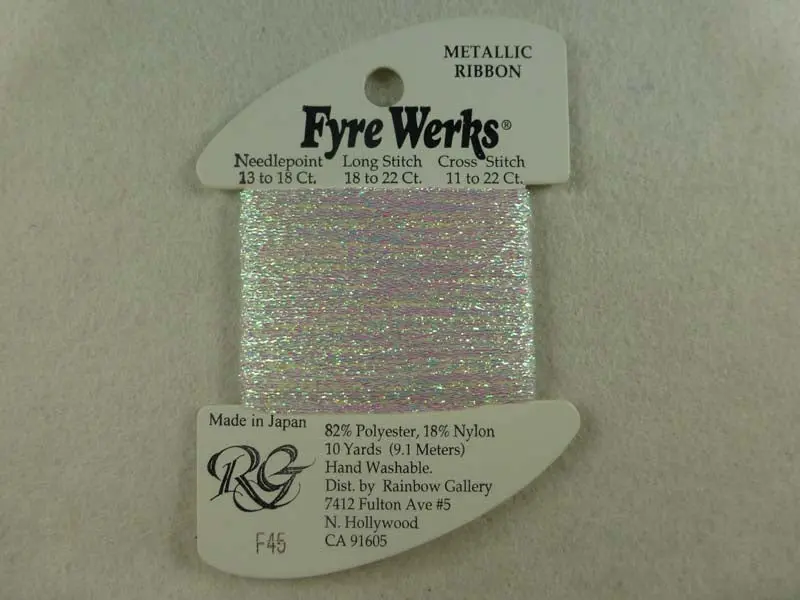 Fyre Werks F45 White Pearl 1
