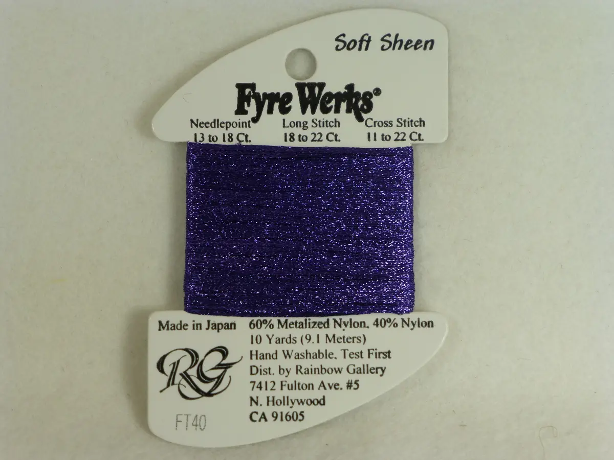 Fyre Werks Ft40 Dark Periwinkle 1