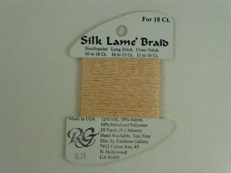 Silk Lame Braid Sl29 Chiffon 1