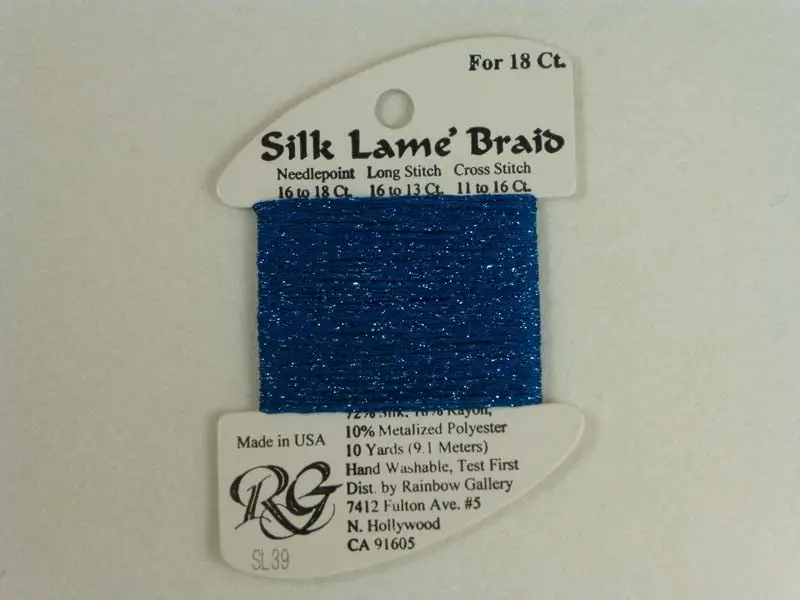 Silk Lame Braid Sl39 Lagoon 1