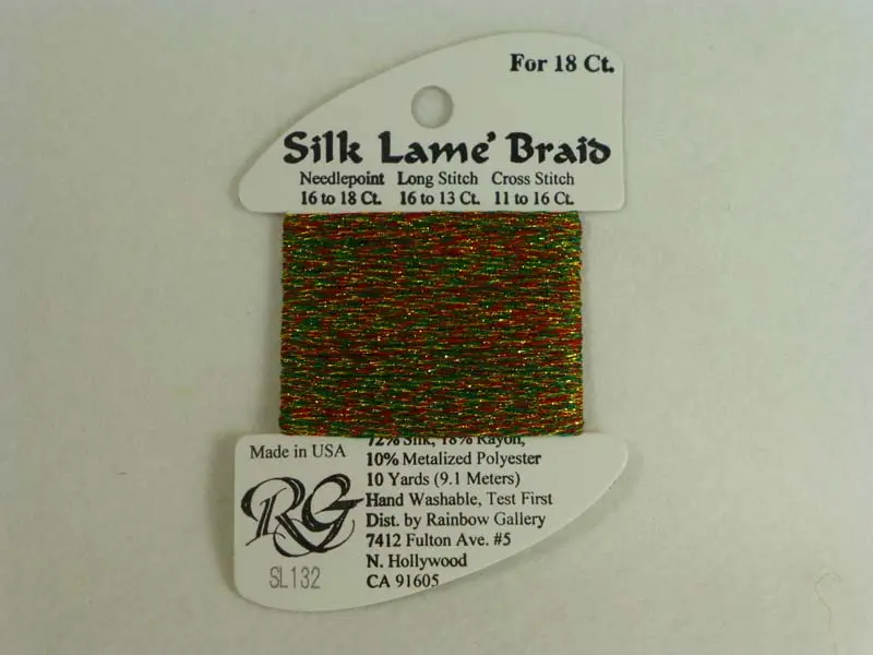 Silk Lame Braid Sl132 Christmas 1
