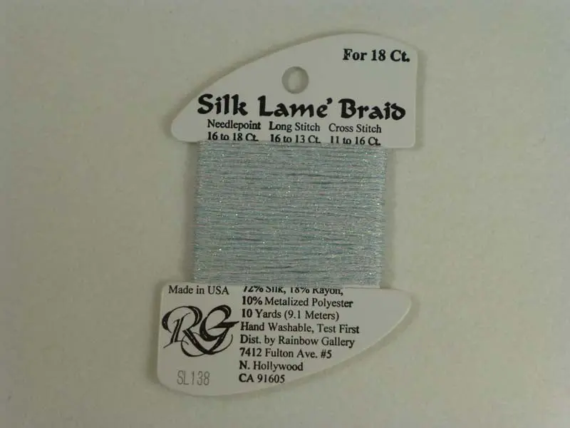 Silk Lame Braid Sl138 Glacier 1