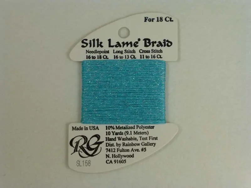 Silk Lame Braid Sl158 Capri 1