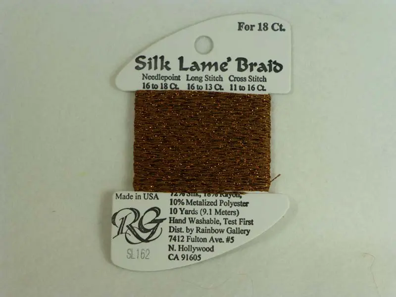 Silk Lame Braid Sl162 Hazel 1