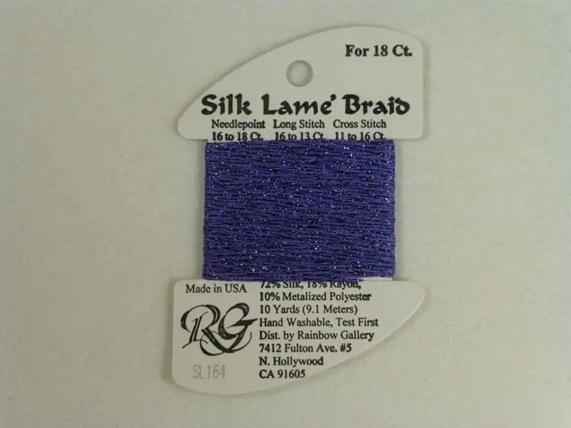 Silk Lame Braid Sl164 Wisteria 1