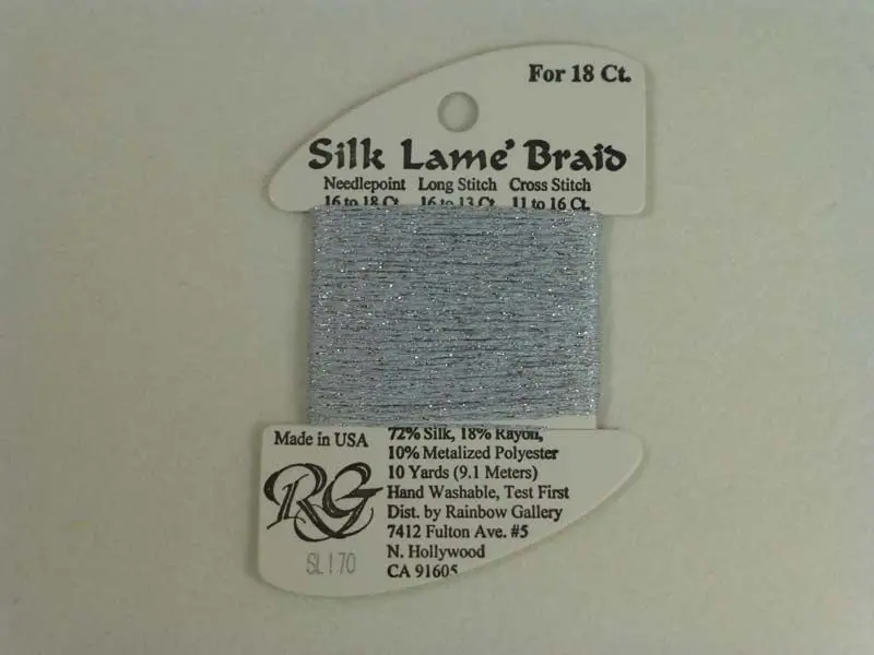 Silk Lame Braid Sl170 Blue Fog 1