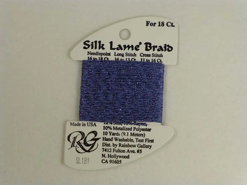 Silk Lame Braid Sl181 Hydrangea 1