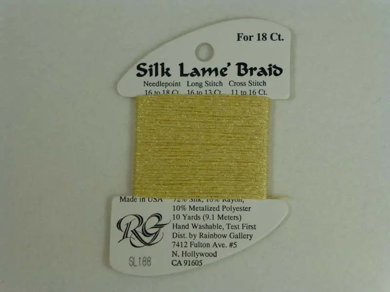 Silk Lame Braid Sl188 Vanilla 1
