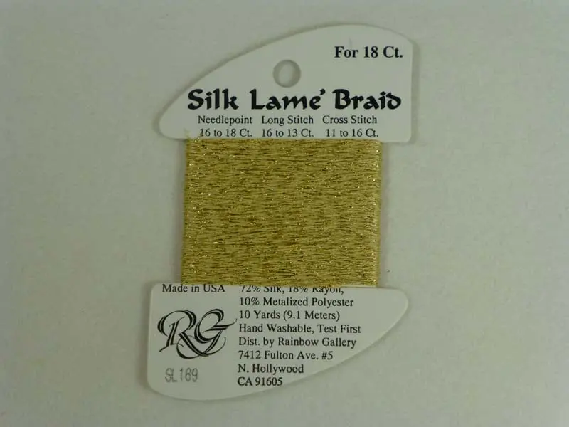 Silk Lame Braid Sl189 Banana Crepe 1