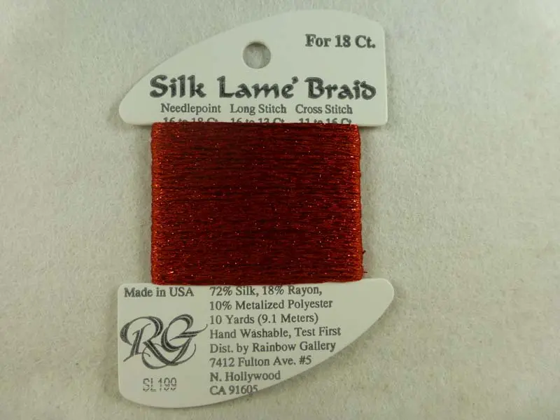 Silk Lame Braid Sl199 Picante 1