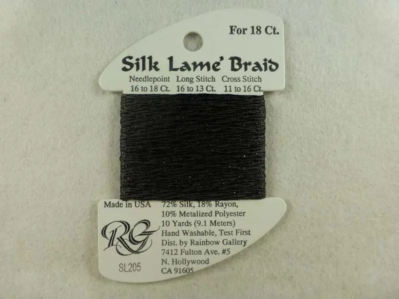 Silk Lame Braid Sl205 Gargoyle 1
