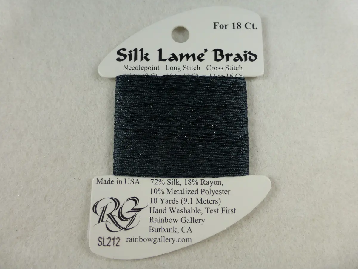Silk Lame Braid Sl212 Castlerock 1