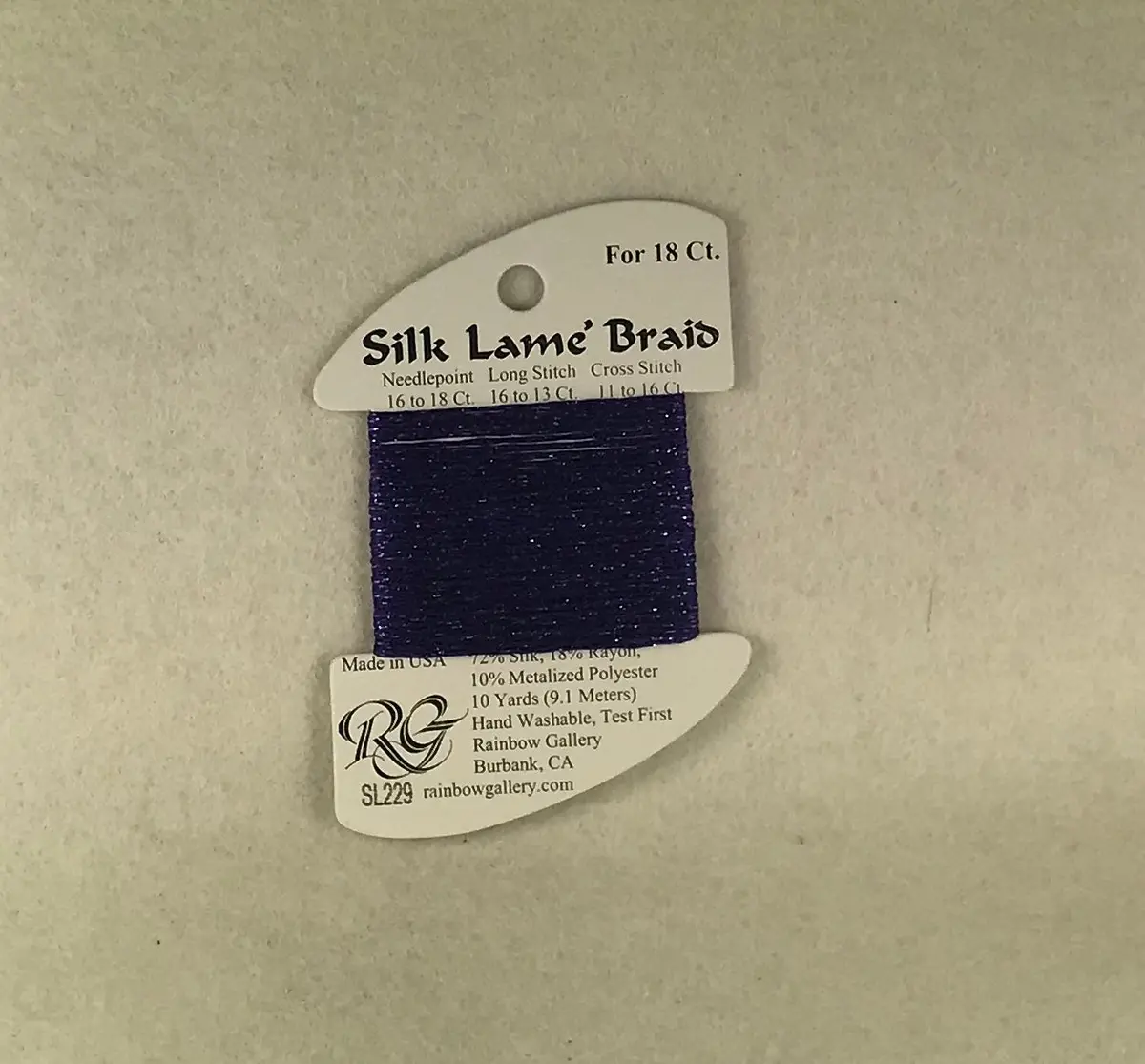Silk Lame Braid Sl229 Plush Purple 1