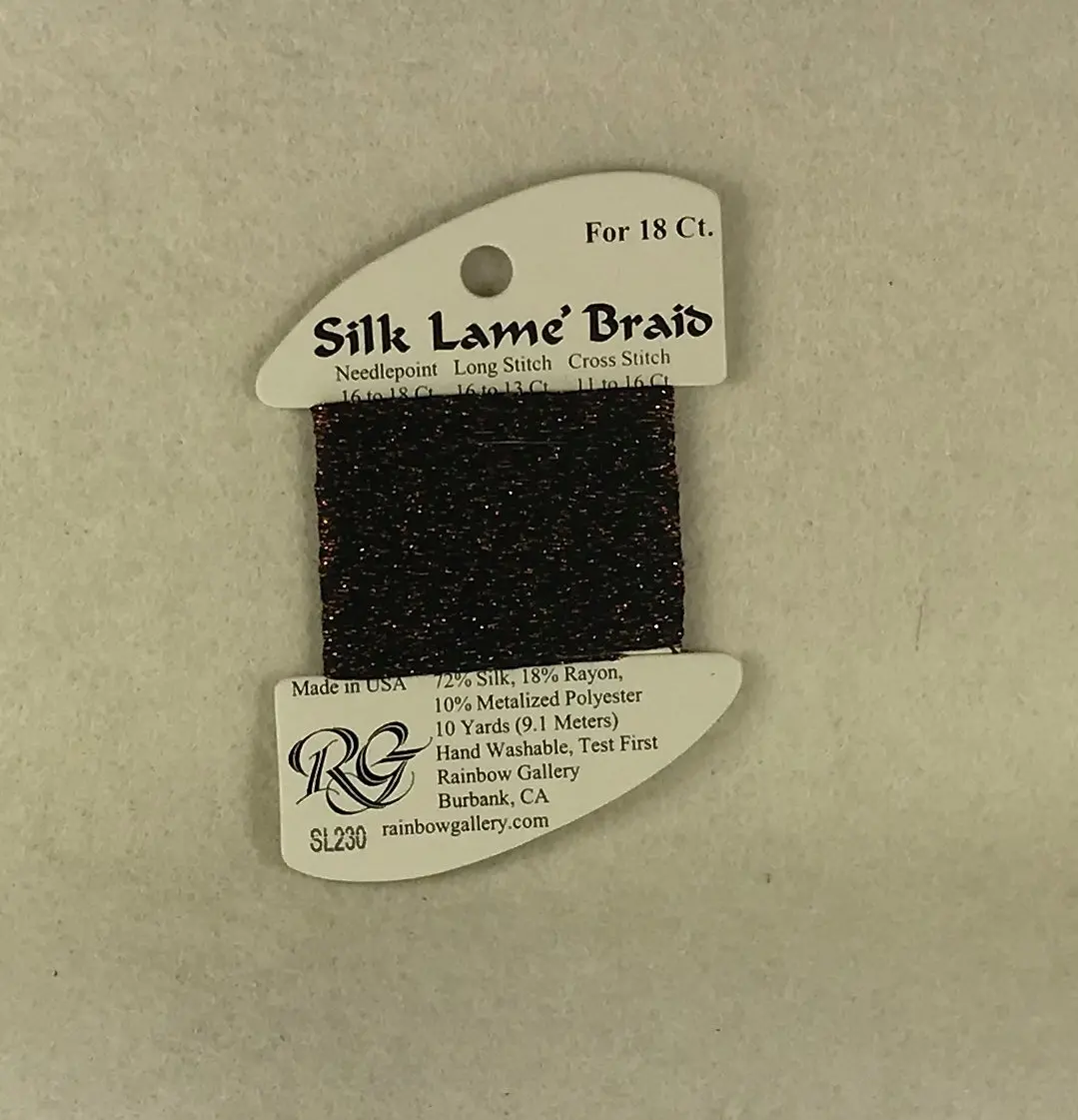 Silk Lame Braid Sl230 Bronze 1