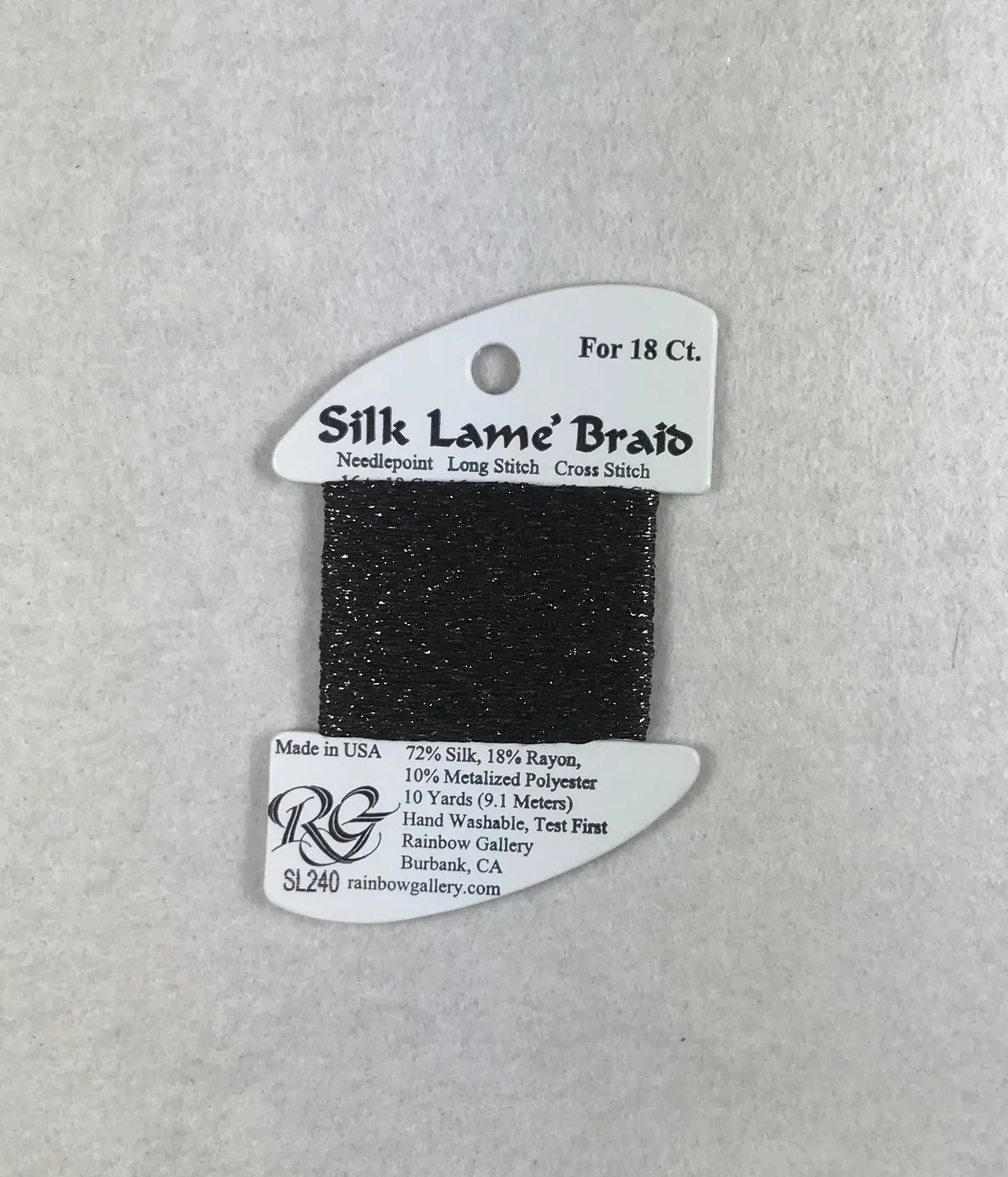 Silk Lame Braid Sl240 Seal Skin 1