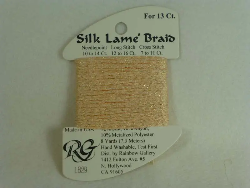 Silk Lame Braid Lb29 Chiffon 1