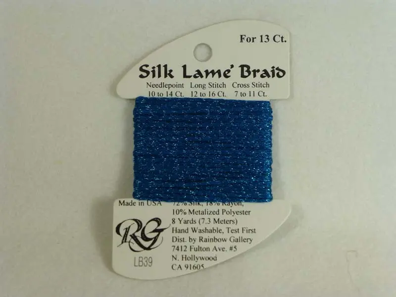 Silk Lame Braid Lb39 Lagoon 1