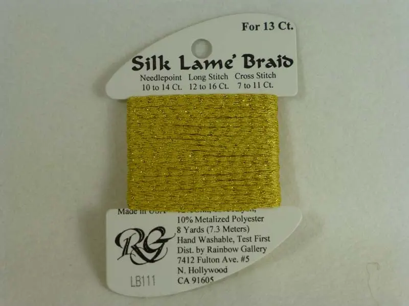 Silk Lame Braid Lb111 Chardonay 1