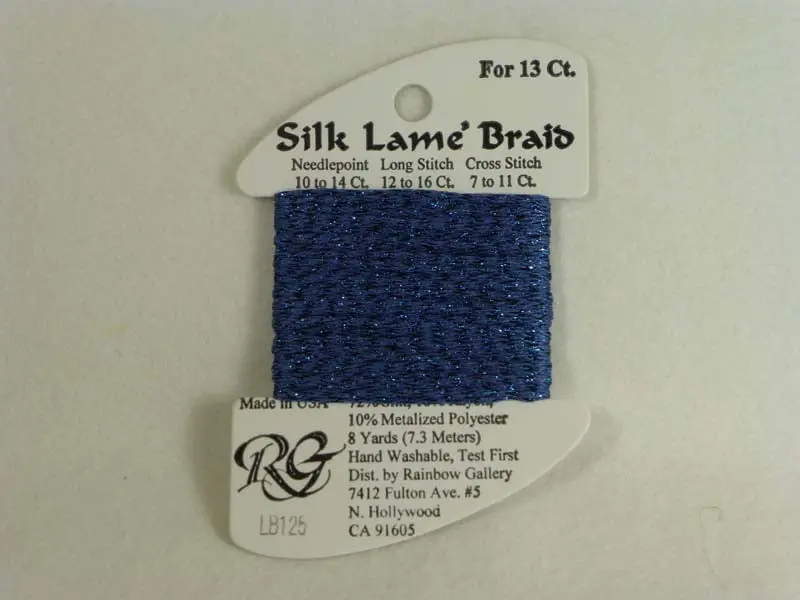 Silk Lame Braid Lb125 Denim 1