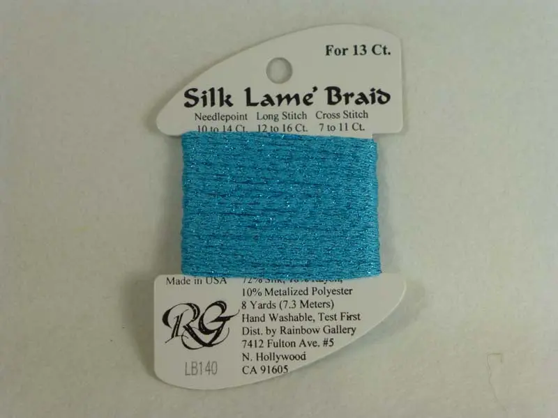 Silk Lame Braid Lb140 Jamician Sea 1