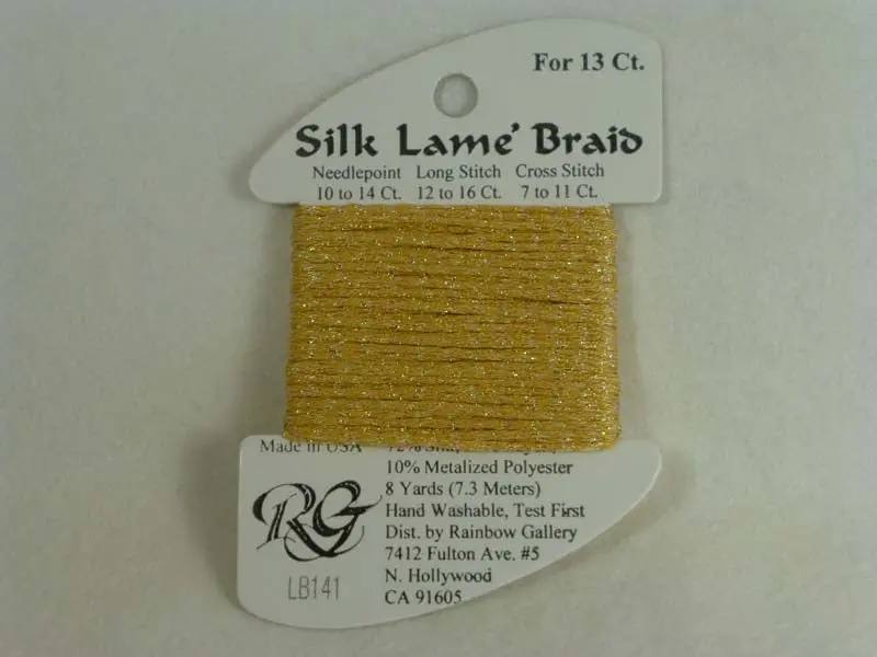 Silk Lame Braid Lb141 Pineapple 1