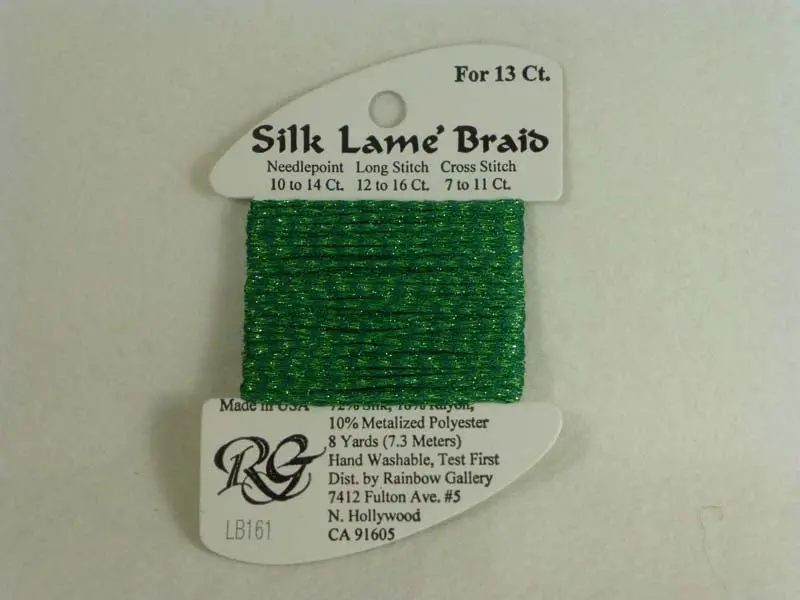 Silk Lame Braid Lb161 Juniper 1